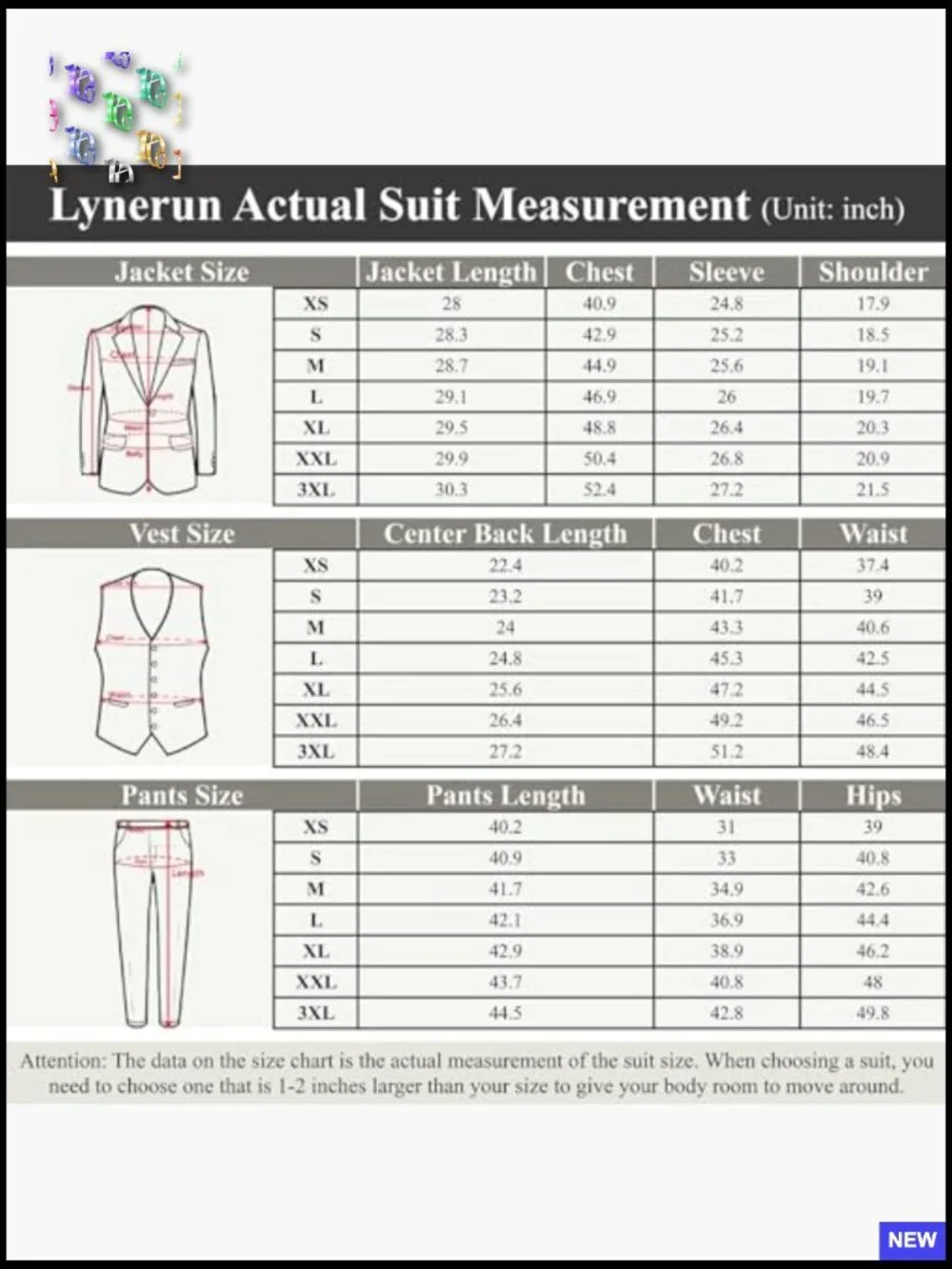 Slim Fit 3 Piece Suit Set with Bow Tie Vest Pants Formal Wedding Party